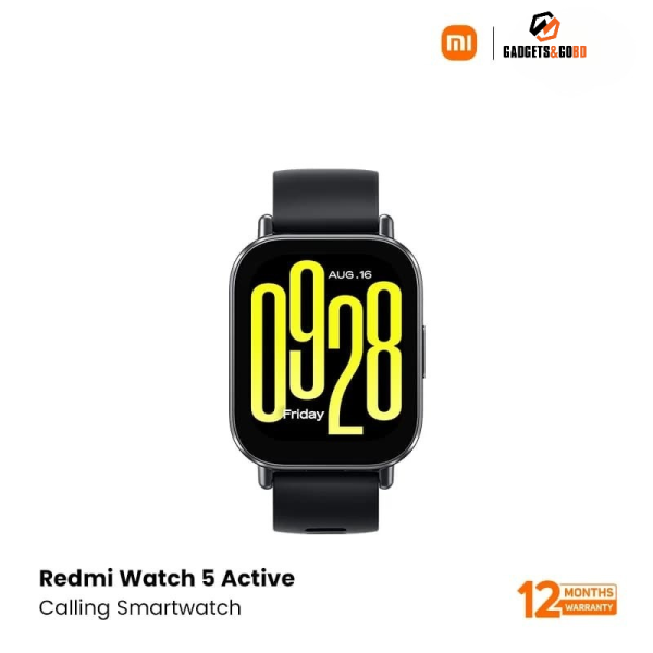 Redmi Watch 5 Active – BT Calling Smartwatch-Black