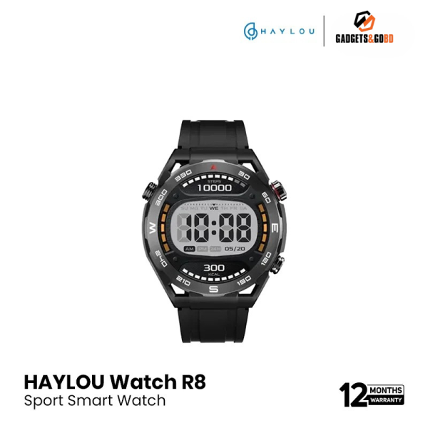 Haylou Watch R8 BT calling Smartwatch-Black